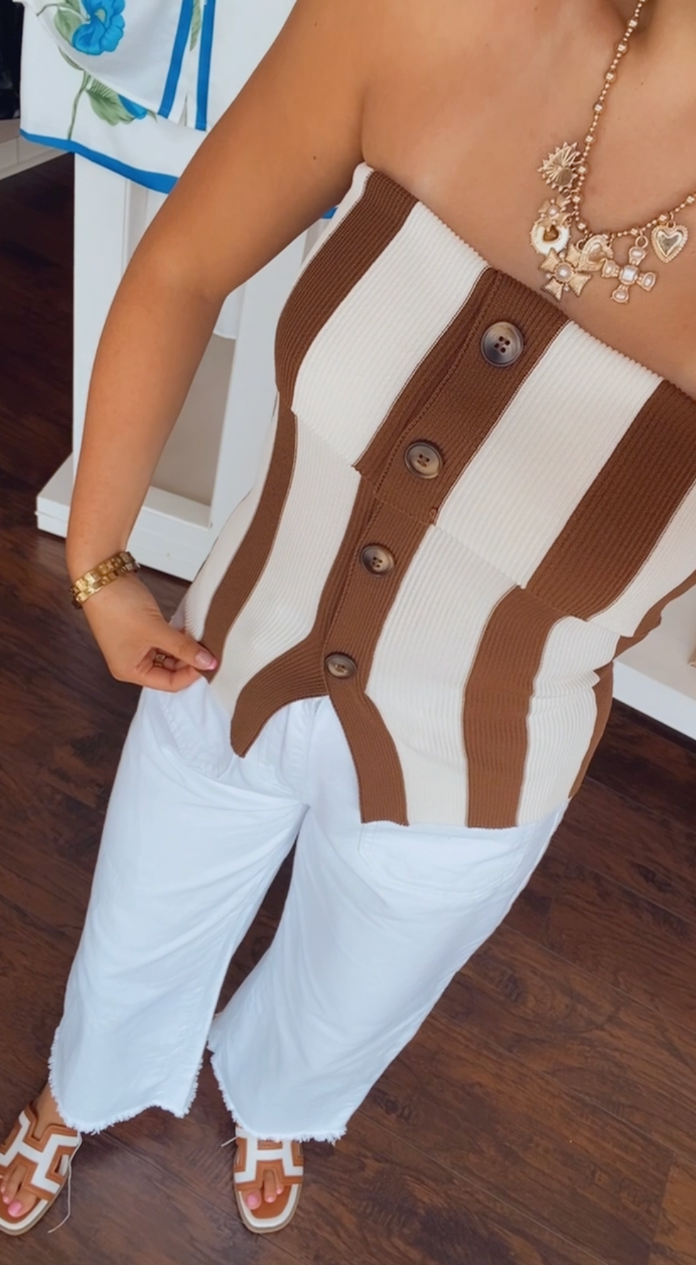 The Boardwalk Babe Strapless Top