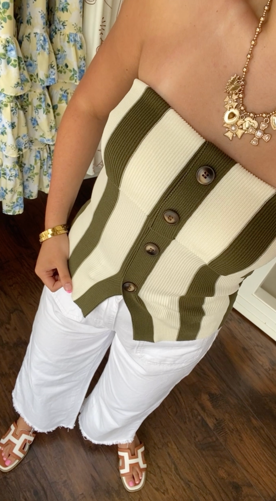 The Boardwalk Babe Strapless Top